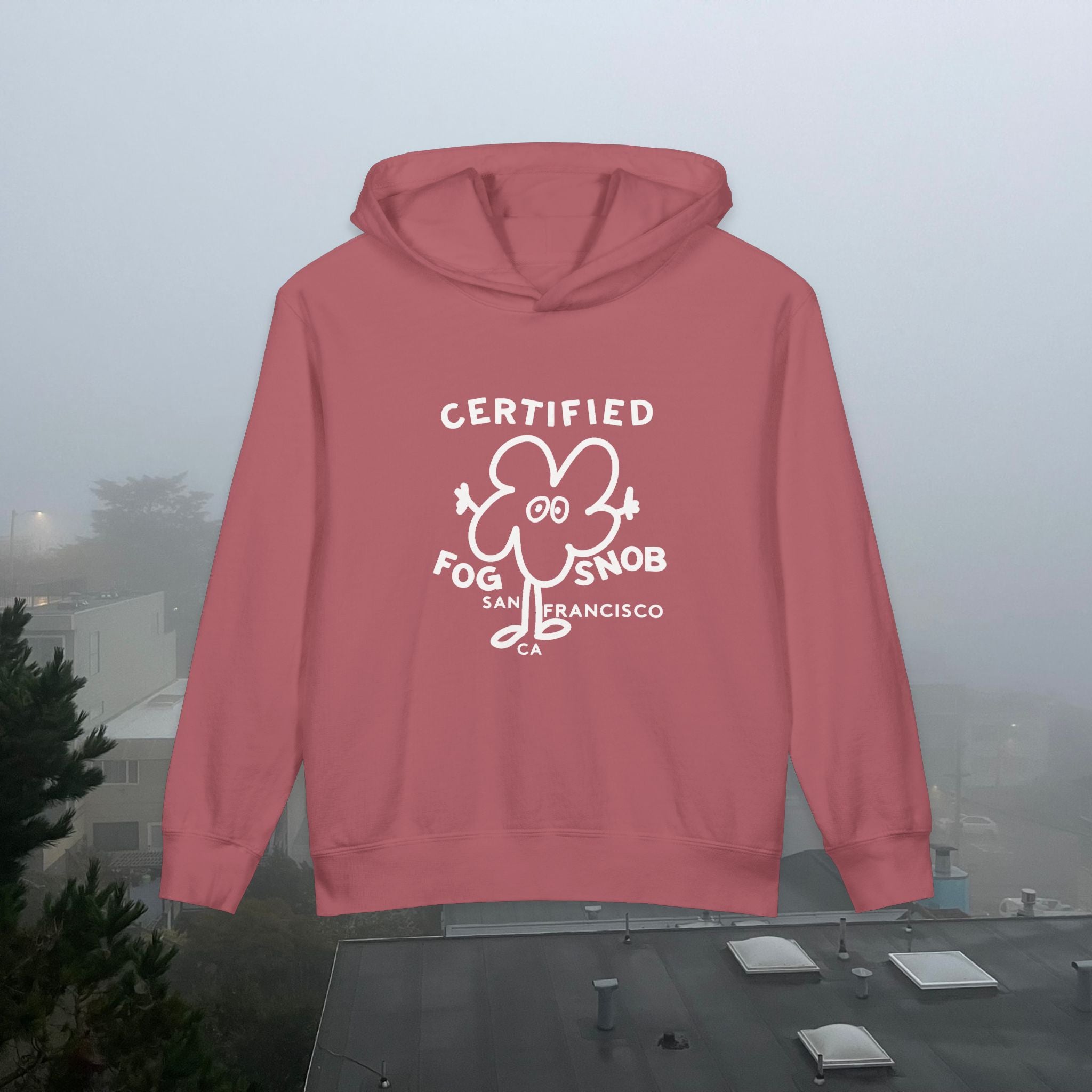 Certified Fog Snob | Youth Cotton Hoodie | San Francisco