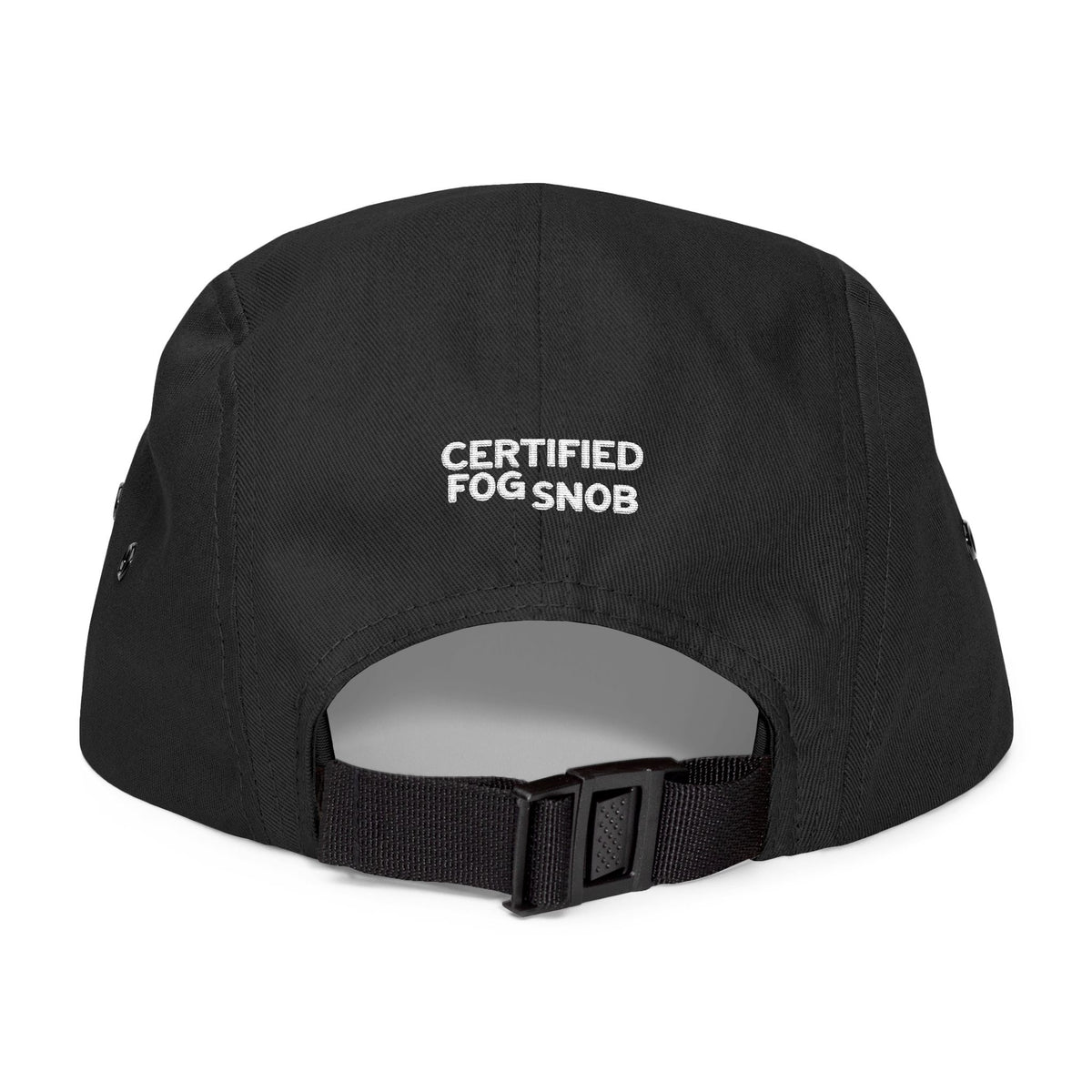 Certified Fog Snob | Embroidered Cotton Hat | Redwood Trees
