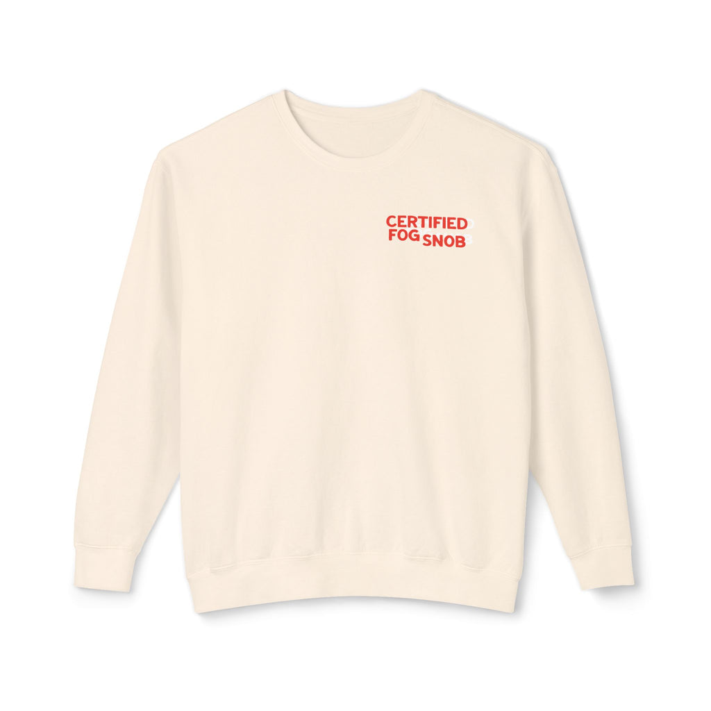 Certified Fog Snob | Adult Unisex Crewneck Sweatshirt | Crosstown Trail