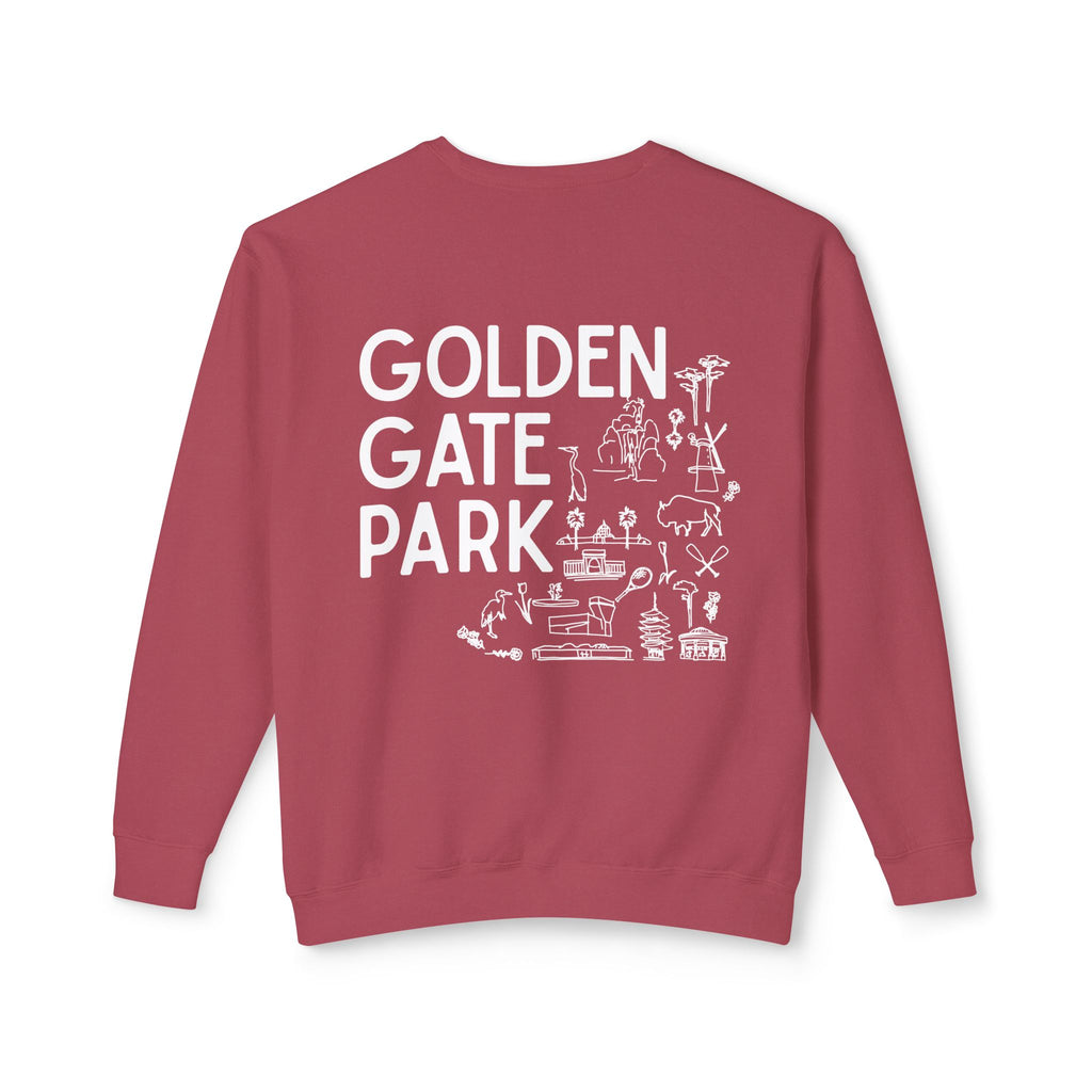 Golden Gate Park | Adult Unisex Crewneck | A little Sketching in the Park