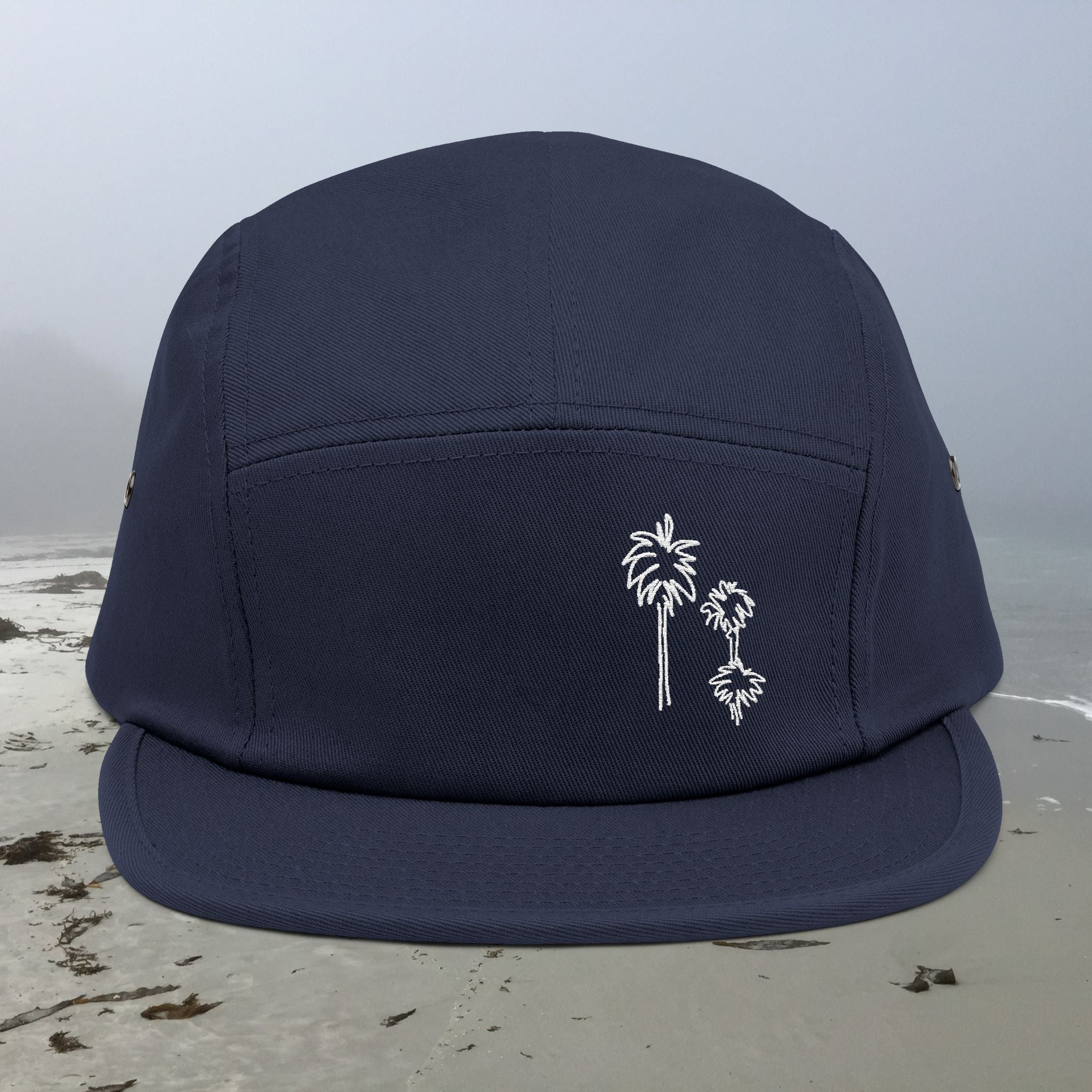 Certified Fog Snob | Adult Embroidered Cotton Hat | Palm Trees