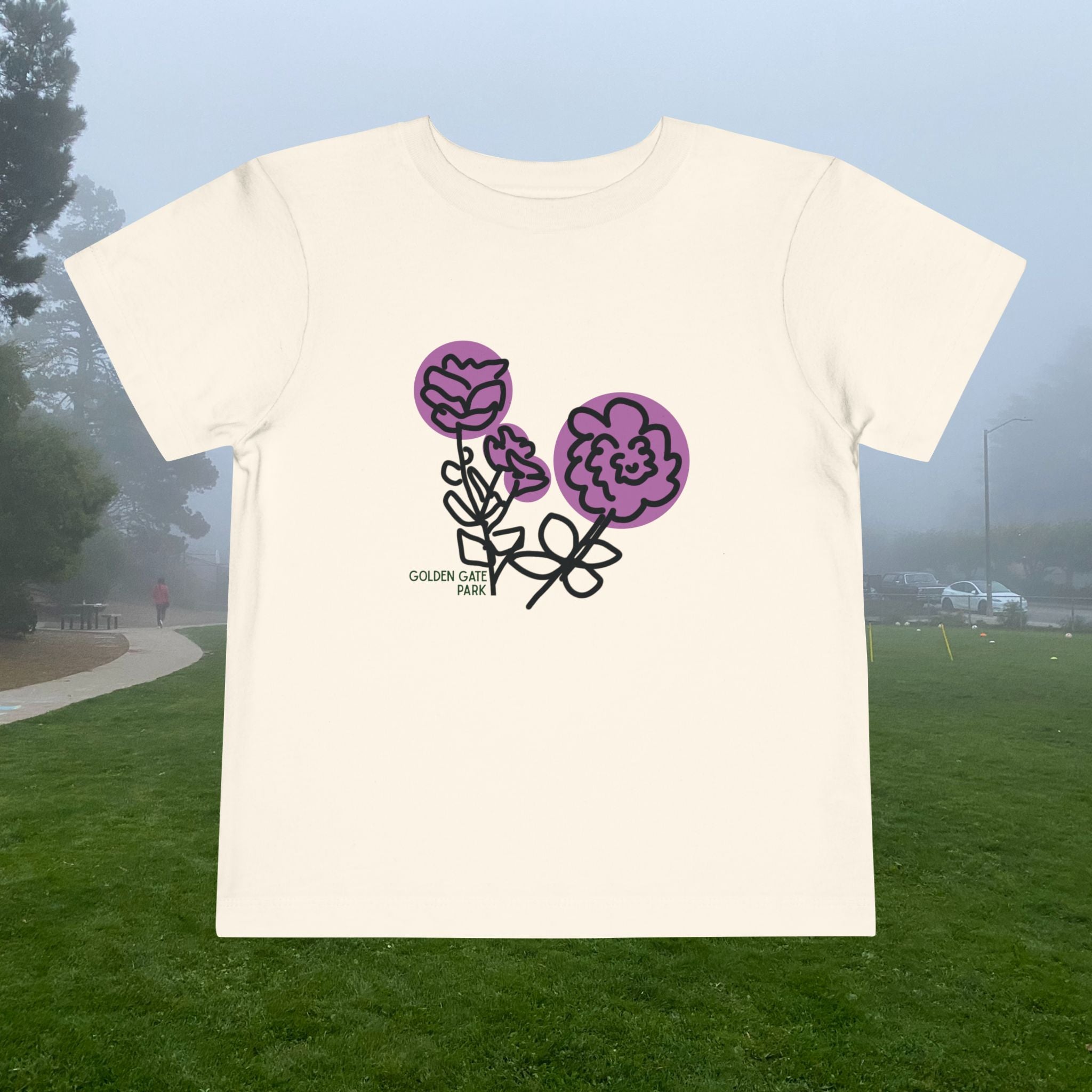 Golden Gate Park | Toddler Tee | Peony Floral