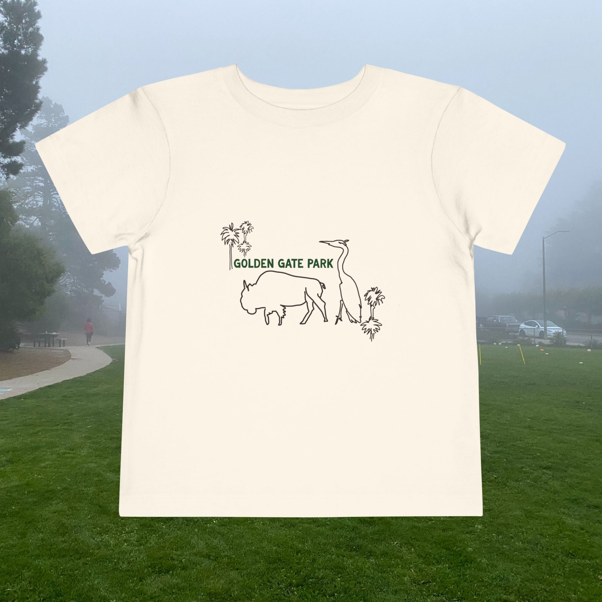 Cotton Toddler Tee | Golden Gate Friends