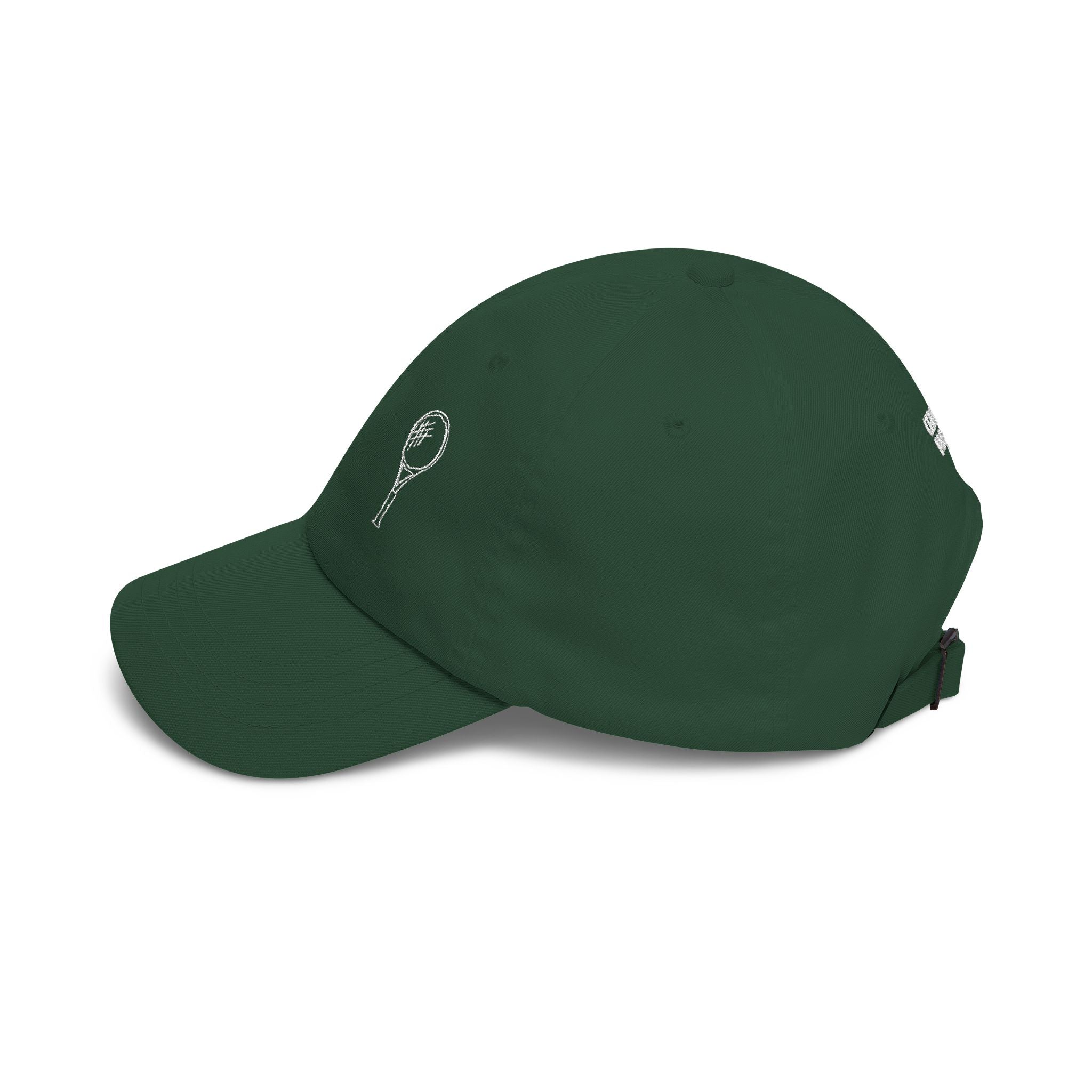 Tennis Anyone? | Adult Embroidered Cotton Cap | Certified Fog Snob