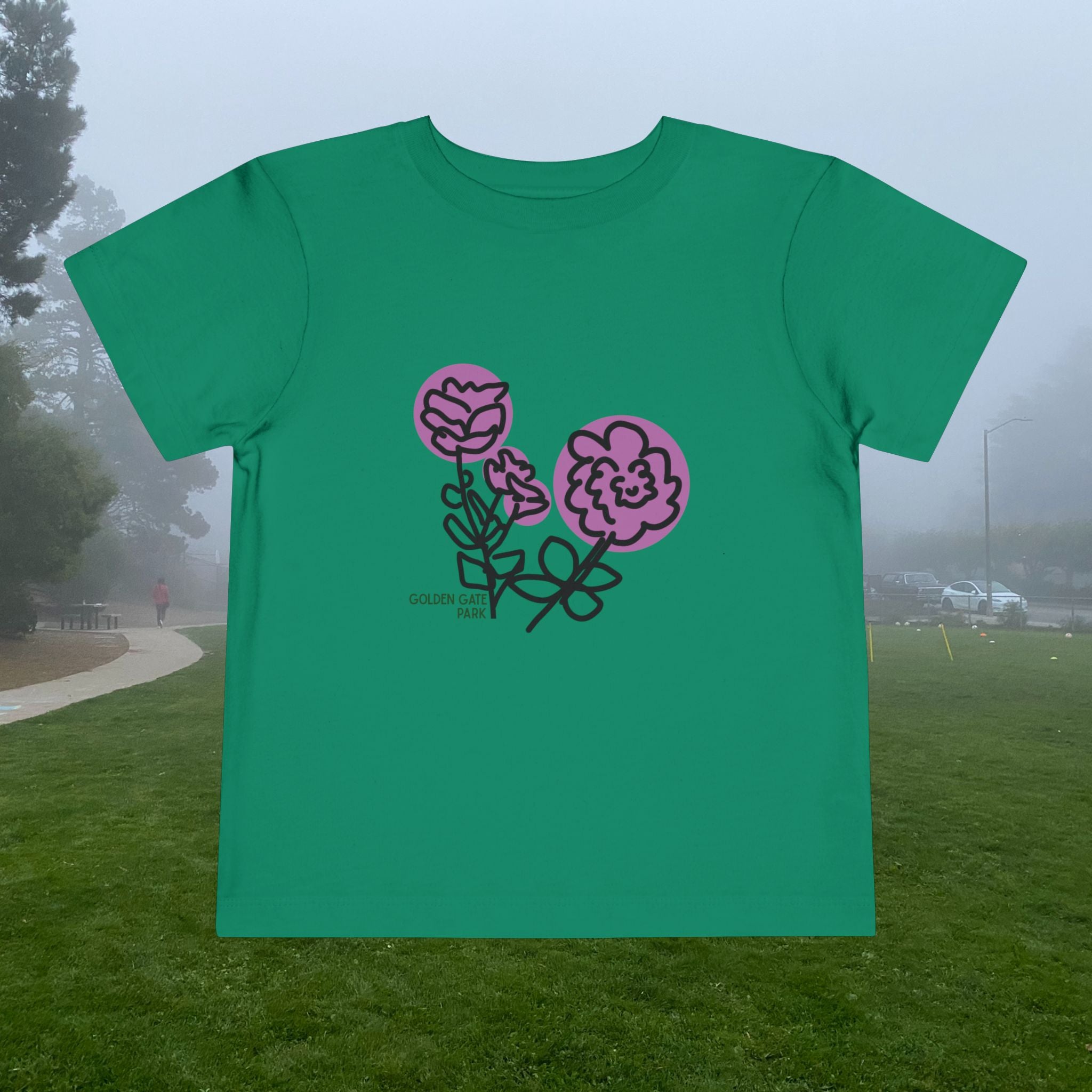 Golden Gate Park | Toddler Tee | Peony Floral