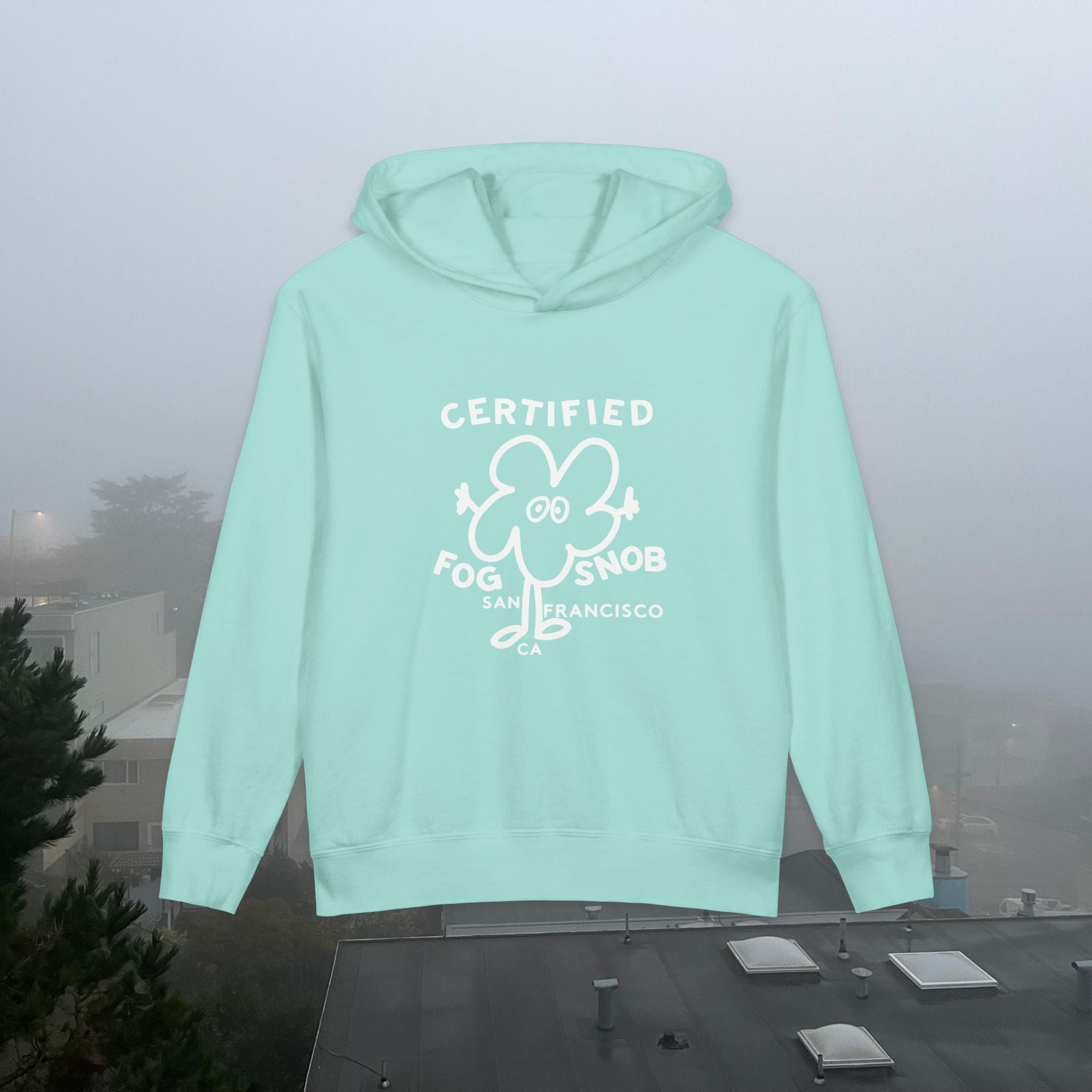 Certified Fog Snob | Youth Cotton Hoodie | San Francisco