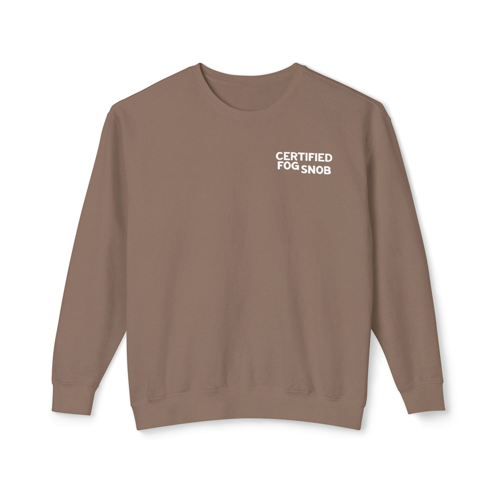 Certified Fog Snob | Adult Unisex Crewneck Sweatshirt | Crosstown Trail