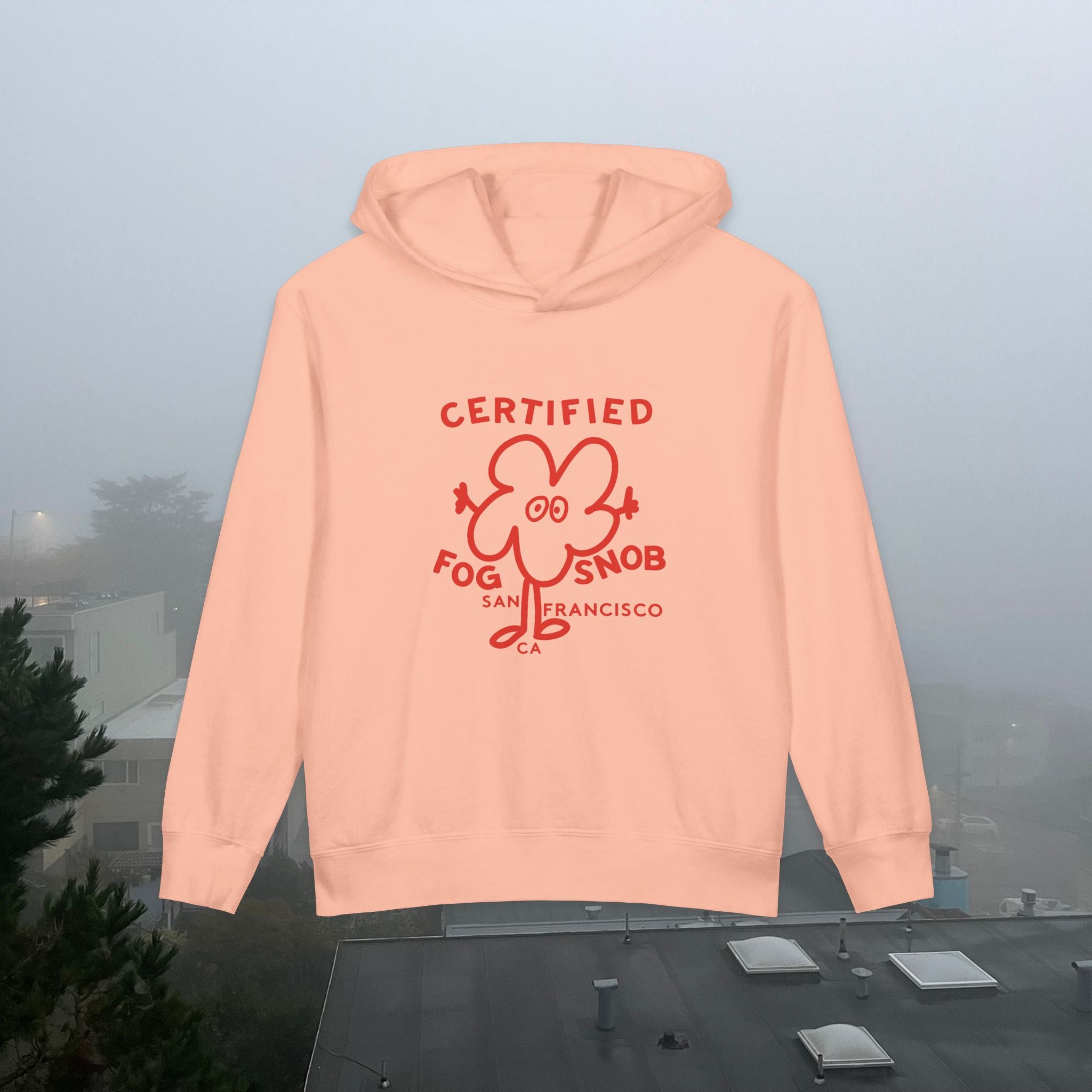 Certified Fog Snob | Youth Cotton Hoodie | San Francisco