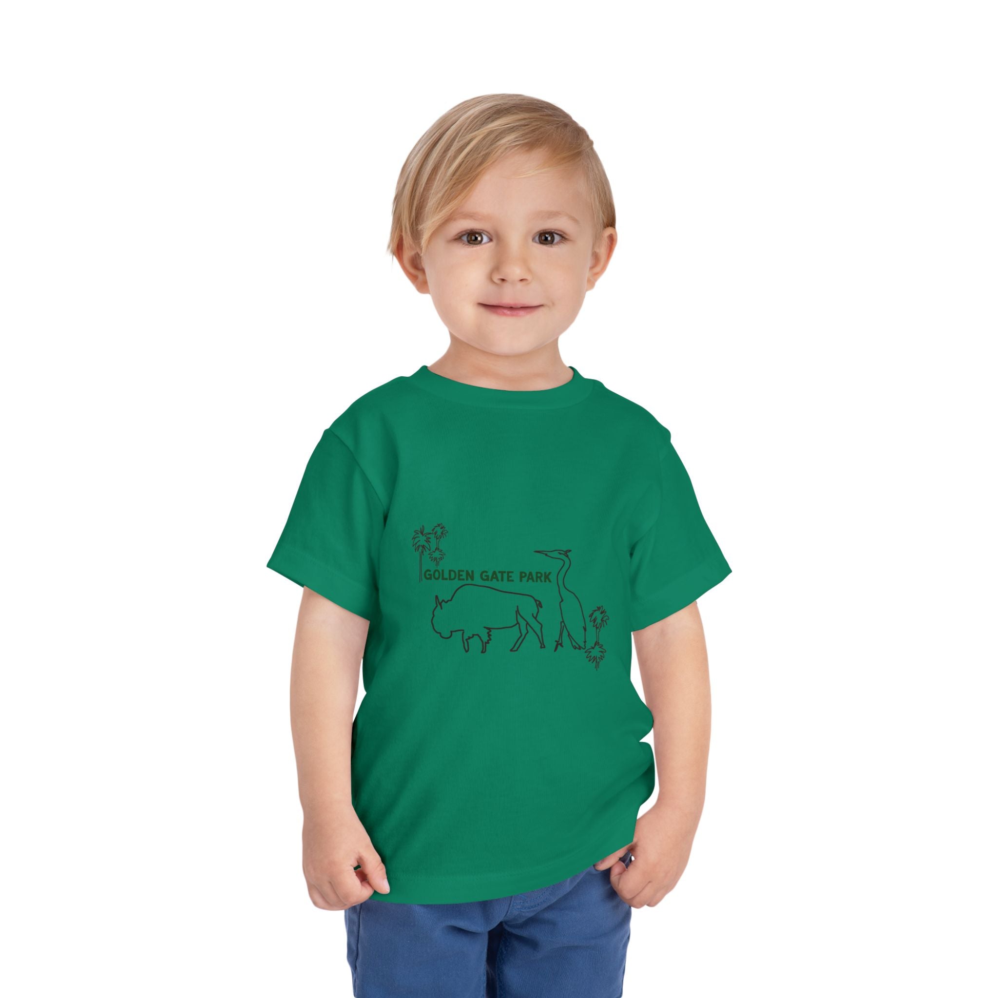 Cotton Toddler Tee | Golden Gate Friends