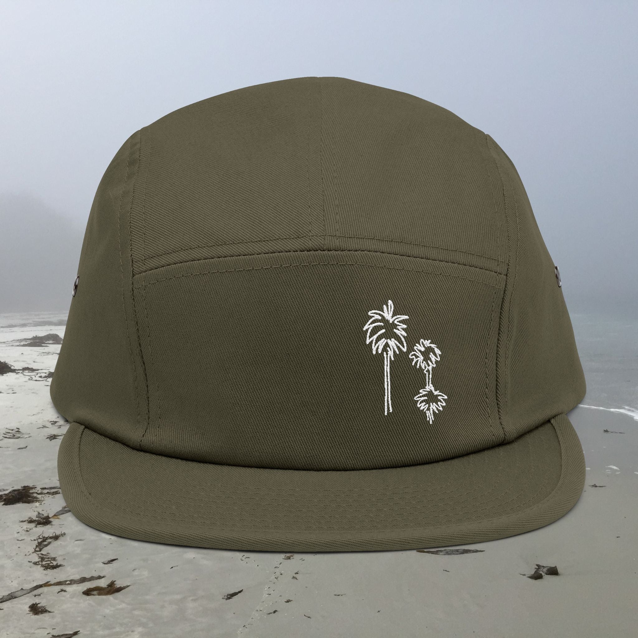Certified Fog Snob | Adult Embroidered Cotton Hat | Palm Trees