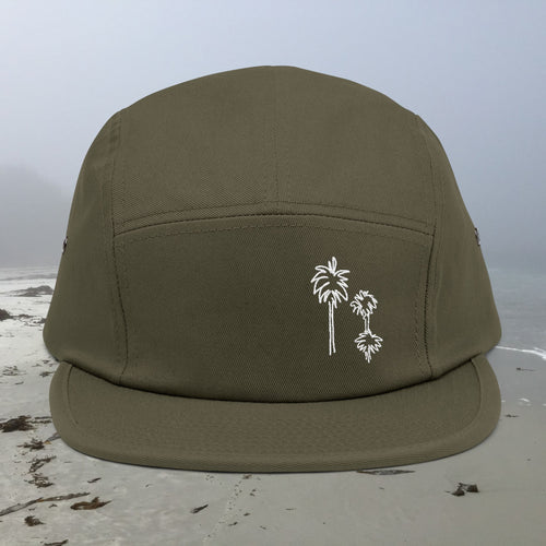 Certified Fog Snob | Adult Embroidered Cotton Hat | Palm Trees