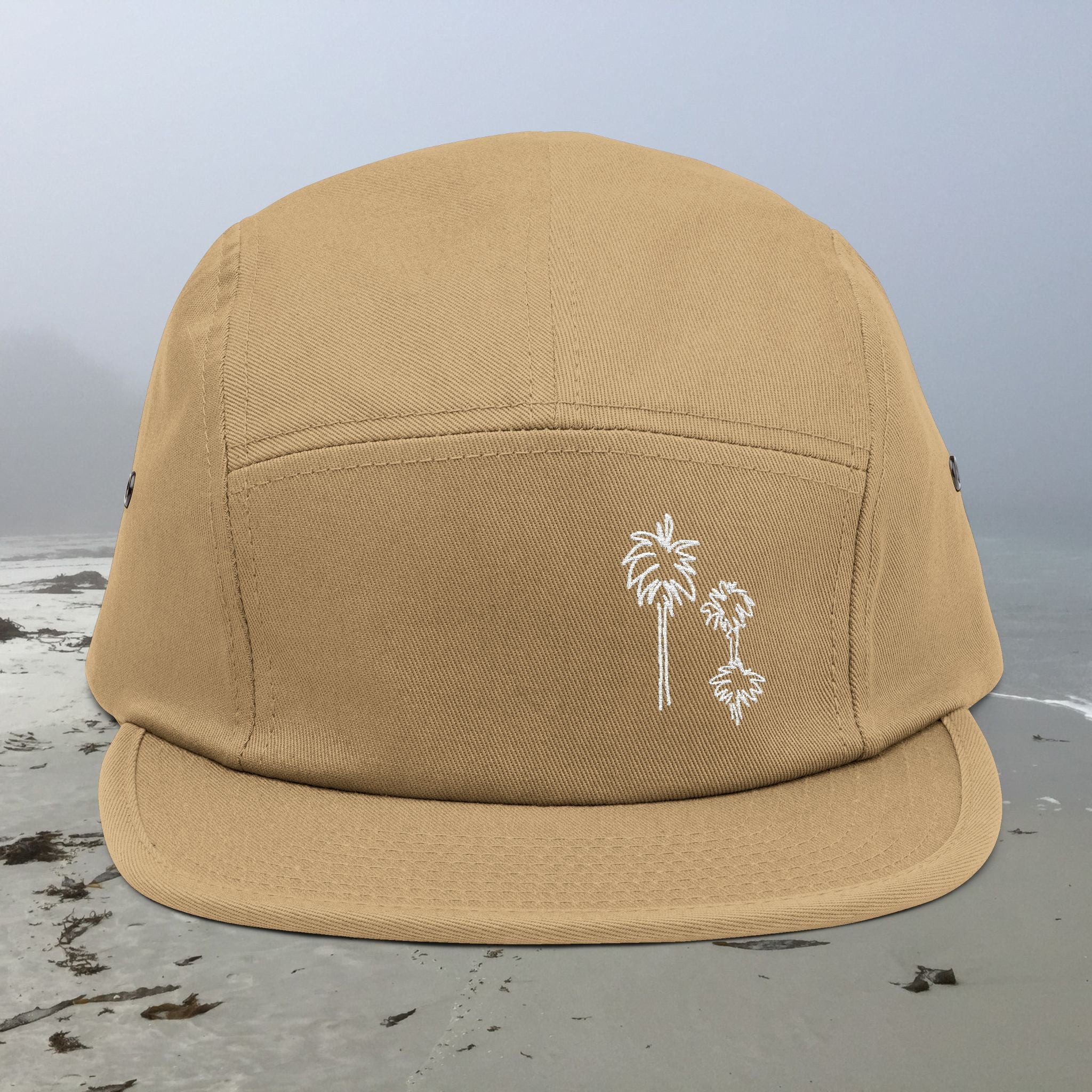 Certified Fog Snob | Adult Embroidered Cotton Hat | Palm Trees