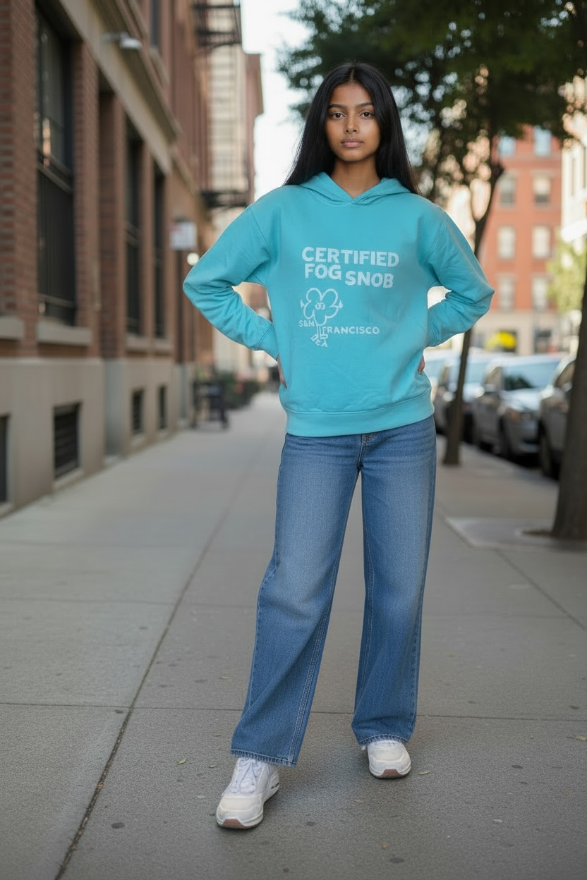 Certified Fog Snob | Youth Cotton Hoodie | San Francisco