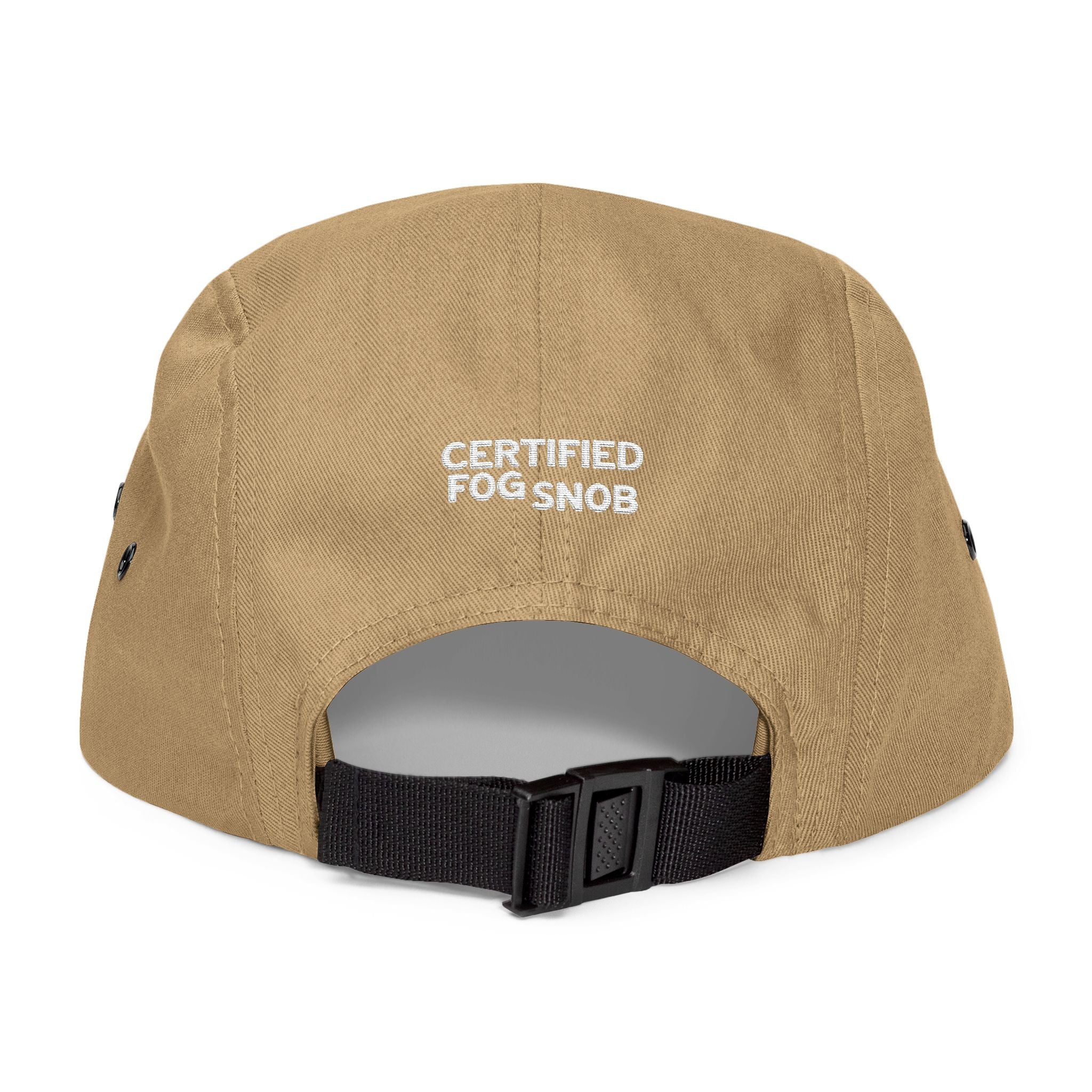 Certified Fog Snob | Adult Embroidered Cotton Hat | Palm Trees