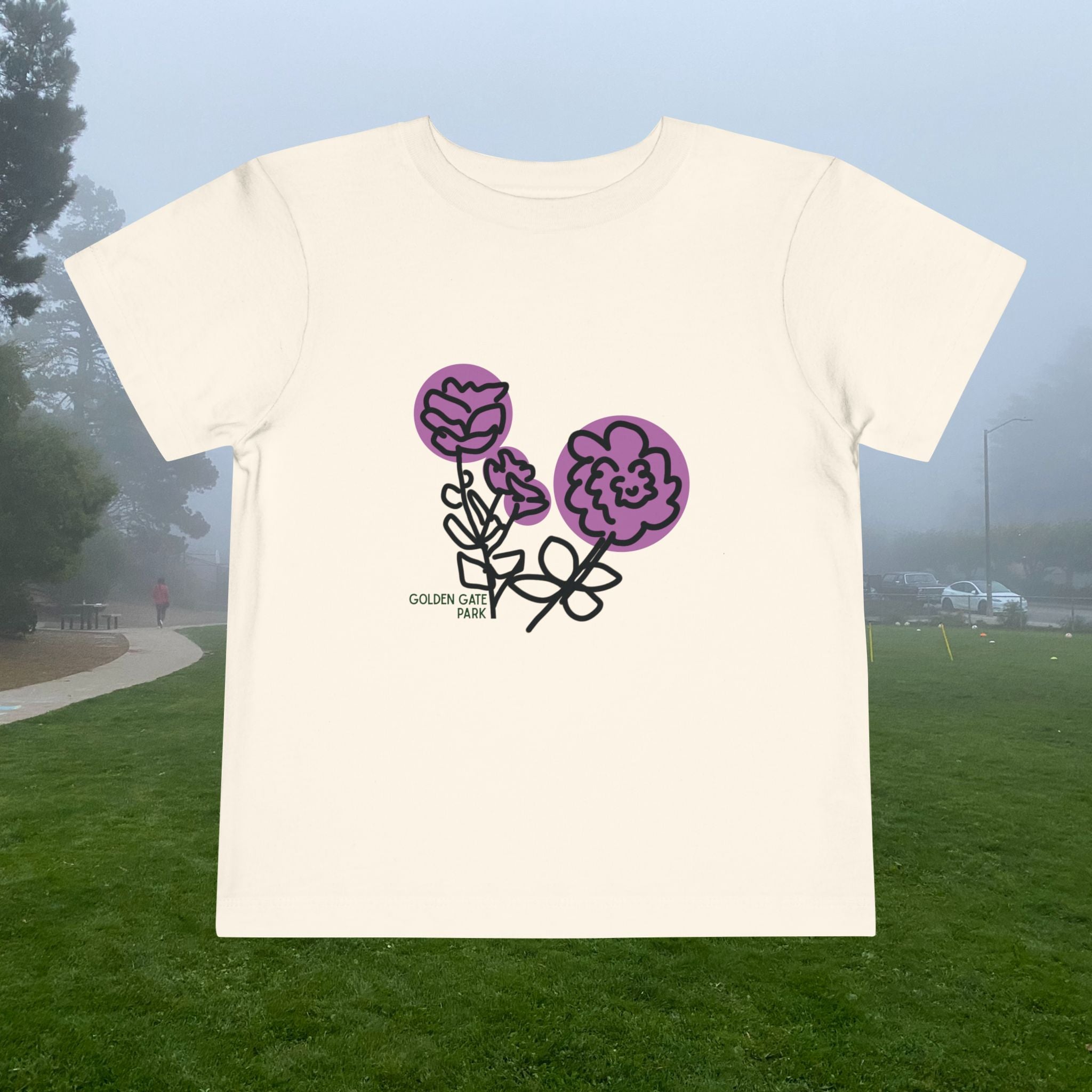Golden Gate Park | Toddler Tee | Peony Floral
