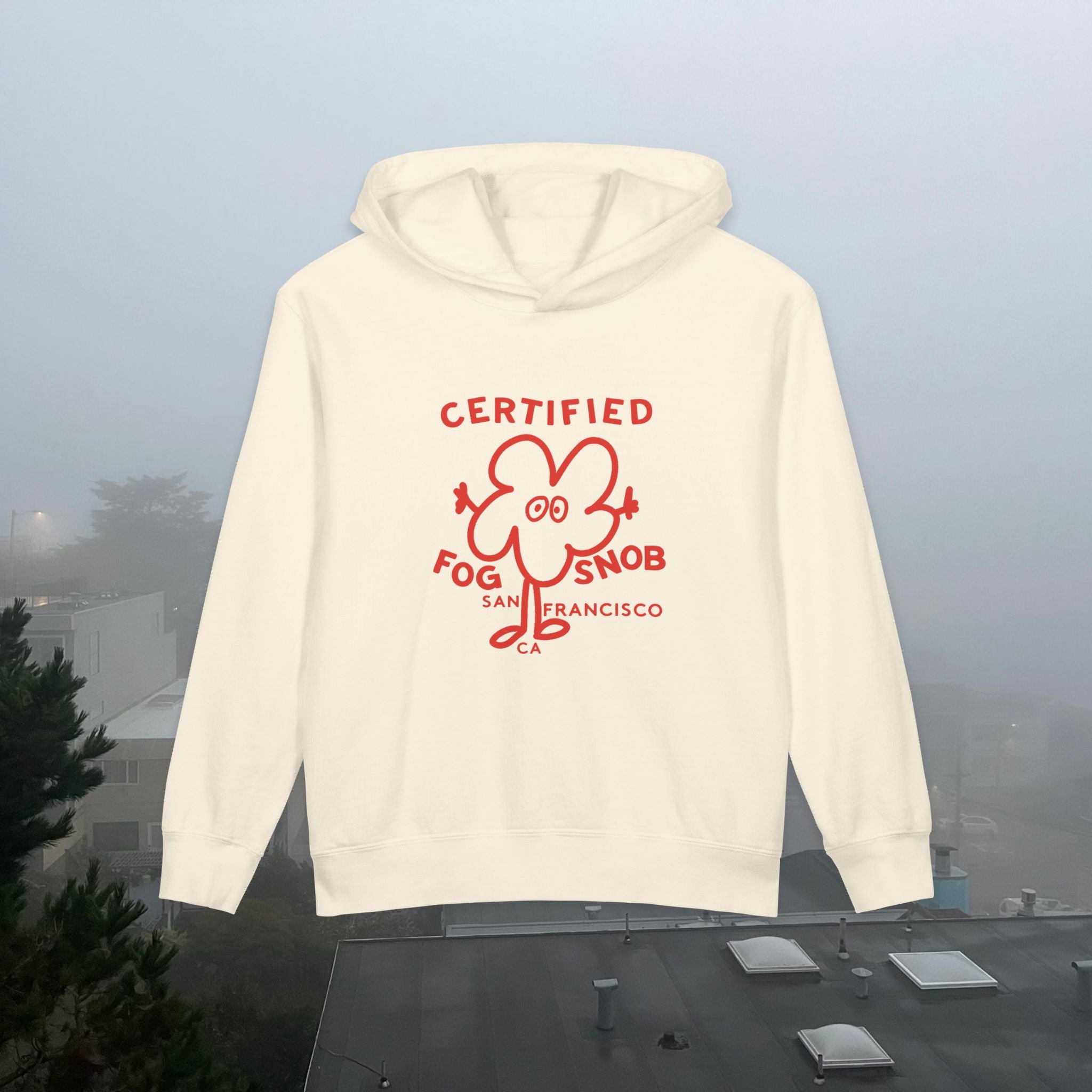 Certified Fog Snob | Youth Cotton Hoodie | San Francisco