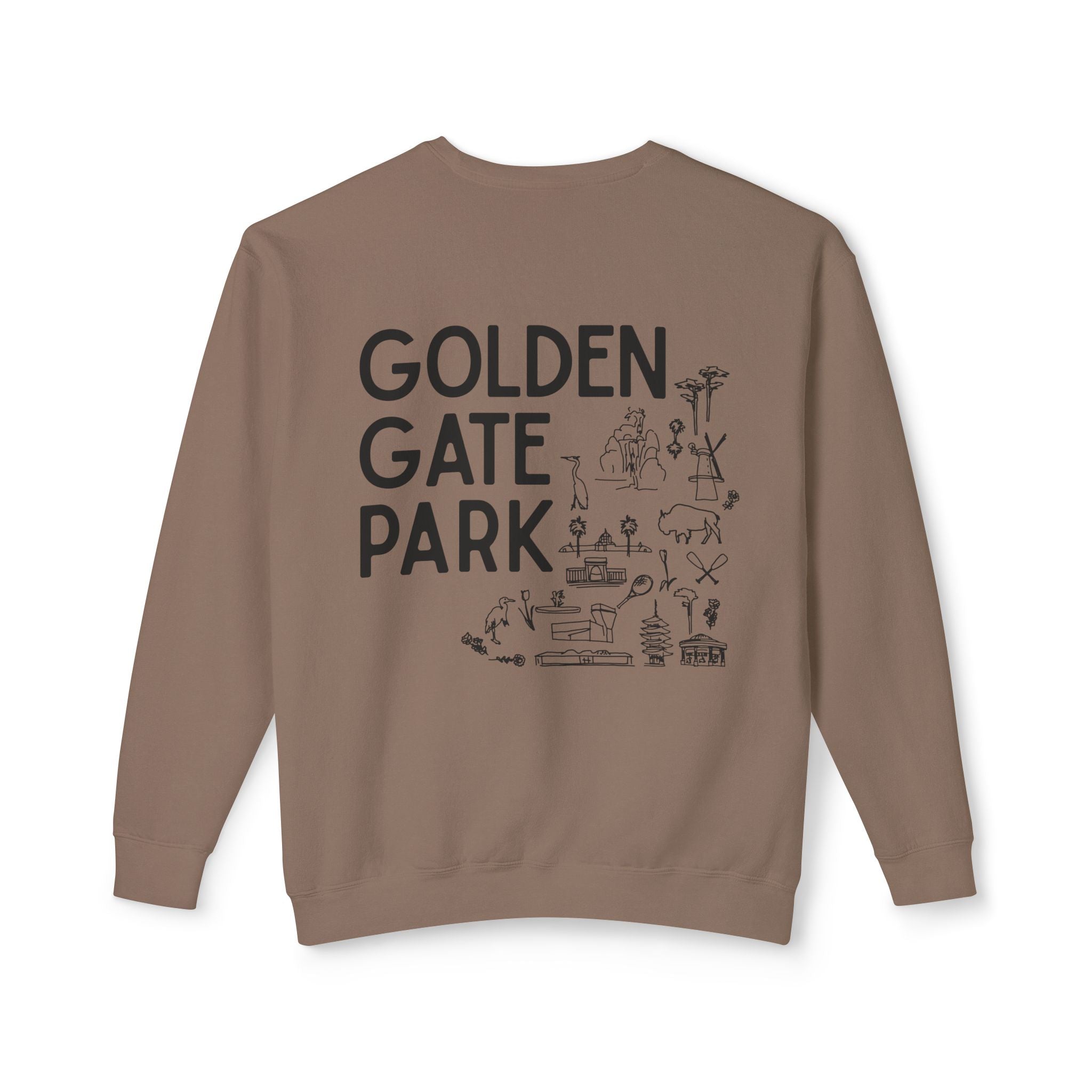 Golden Gate Park | Adult Unisex Crewneck | A little Sketching in the Park