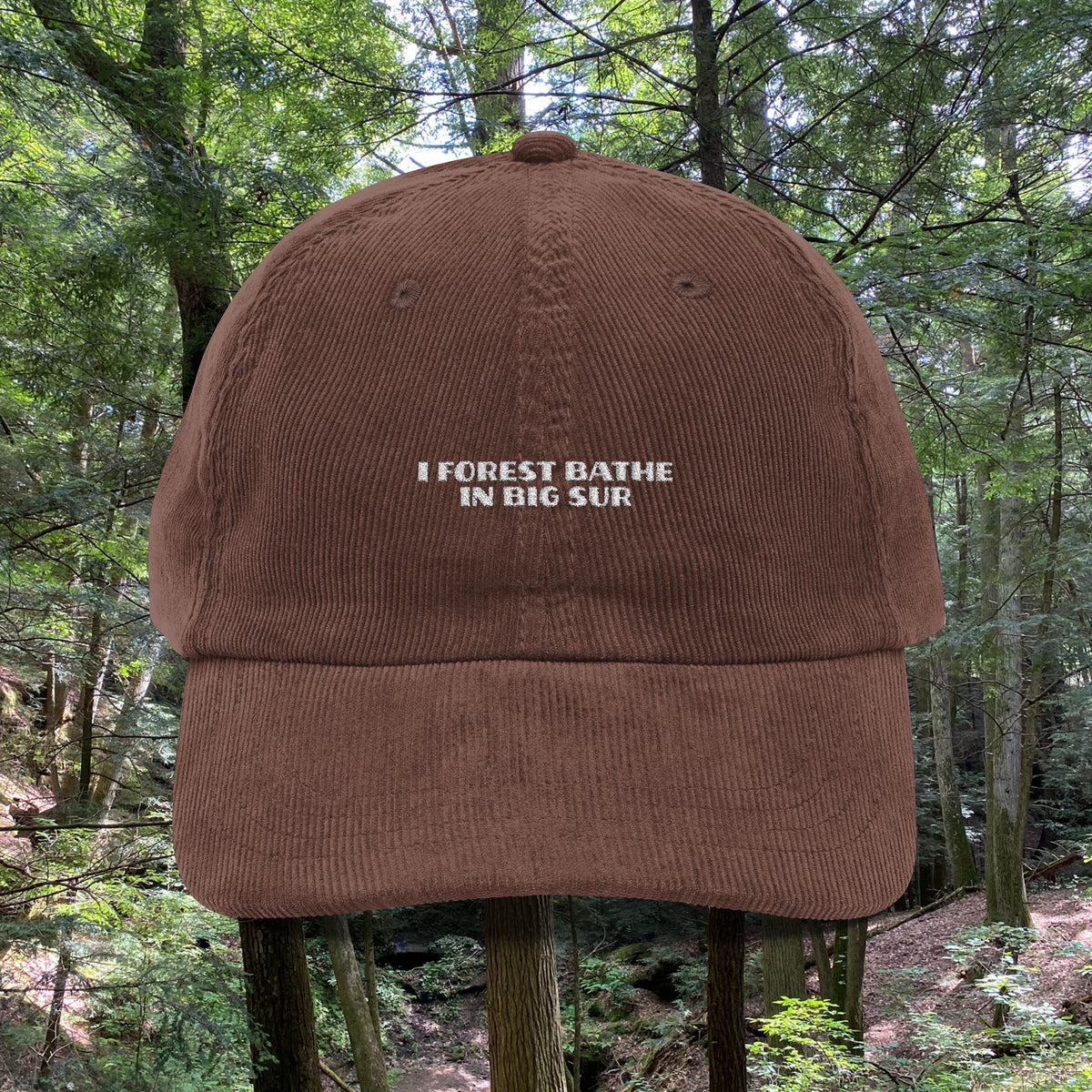 Big Sur | Forest Bathing | Corduroy Hat
