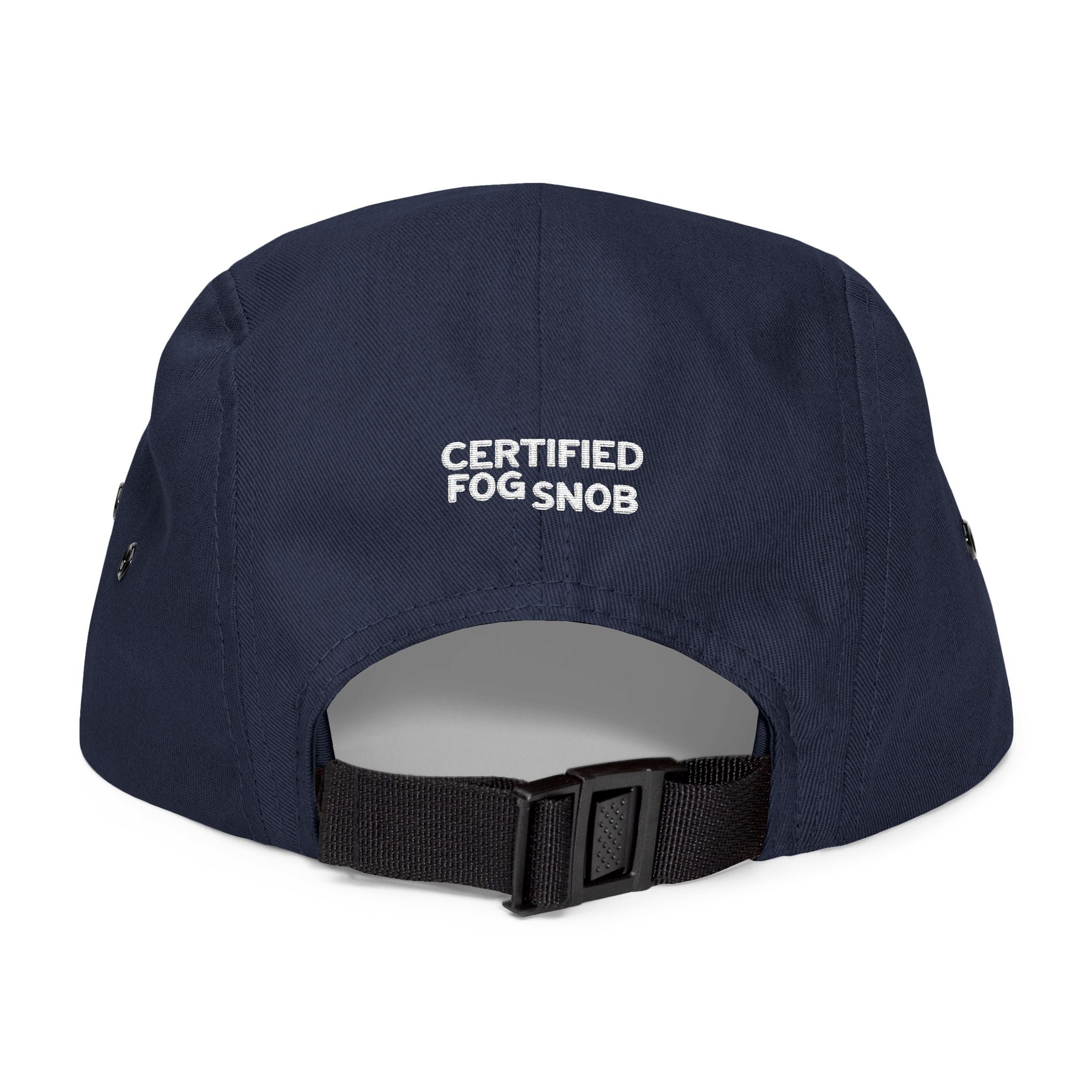 Certified Fog Snob | Adult Embroidered Cotton Hat | Palm Trees