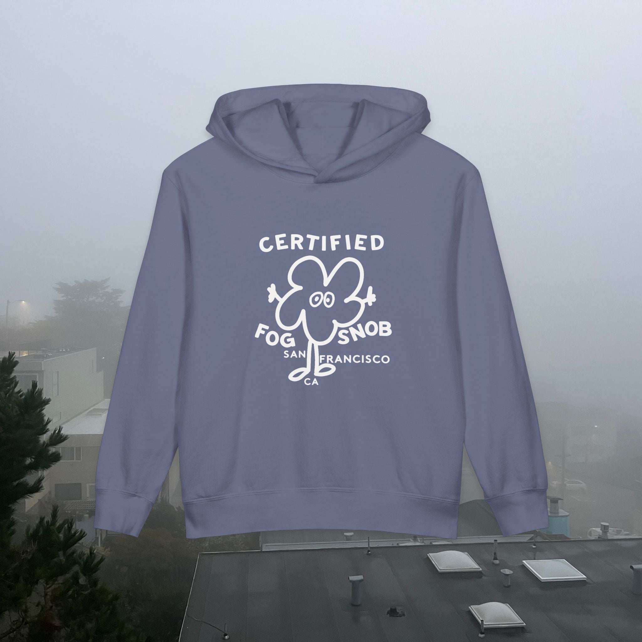 Certified Fog Snob | Youth Cotton Hoodie | San Francisco