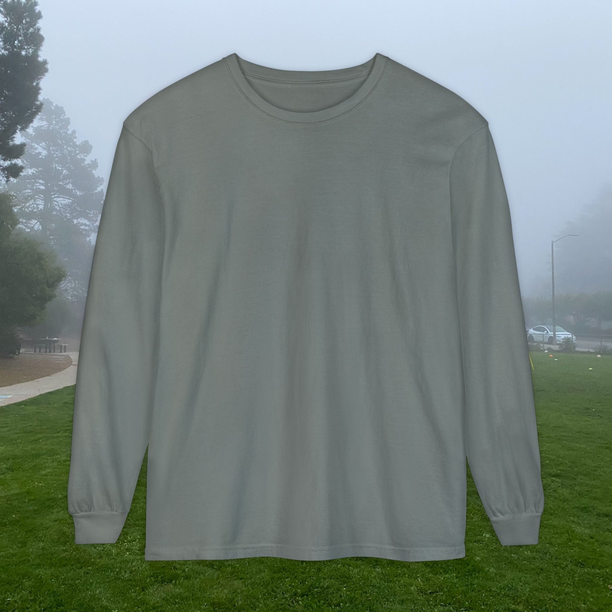 Golden Gate Park | Unisex Adult Cotton Long Sleeve T-Shirt | Palm Trees